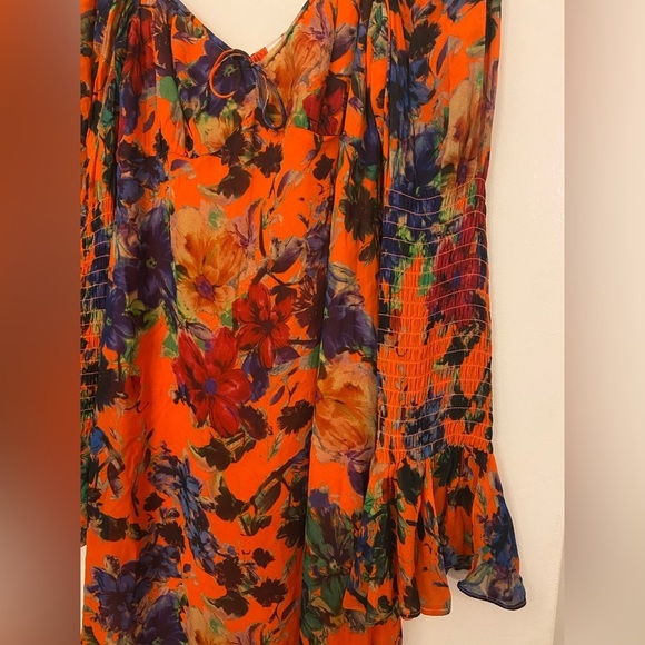 Rat & Boa Naomi Mini Dress Orange Size Medium - Picture 8 of 12